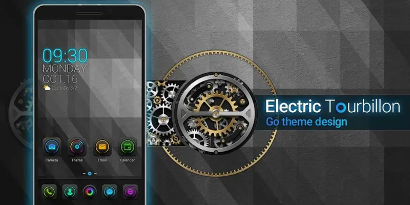 Electric Tourbillon GOLauncher EX Theme android App screenshot 0