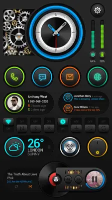 Electric Tourbillon GOLauncher EX Theme android App screenshot 1